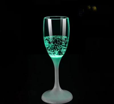 LED Flashing Party Wine Glass Multi-Color Light Up Drinkware