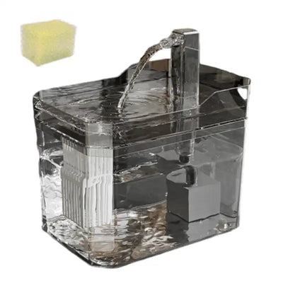 Automatic Cat Water Fountain 1.5L With Replacement Faucet For Fresh Water