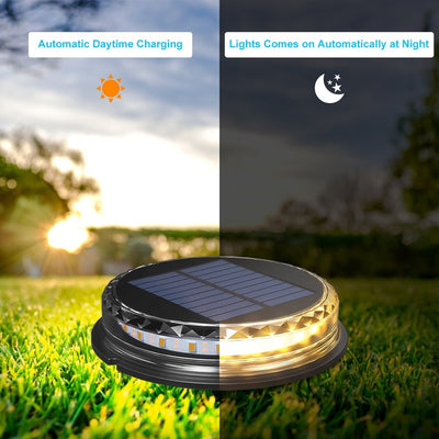 Ground Garden Solar Lights 17 LED Waterproof Lawn Pathway Patio Lighting