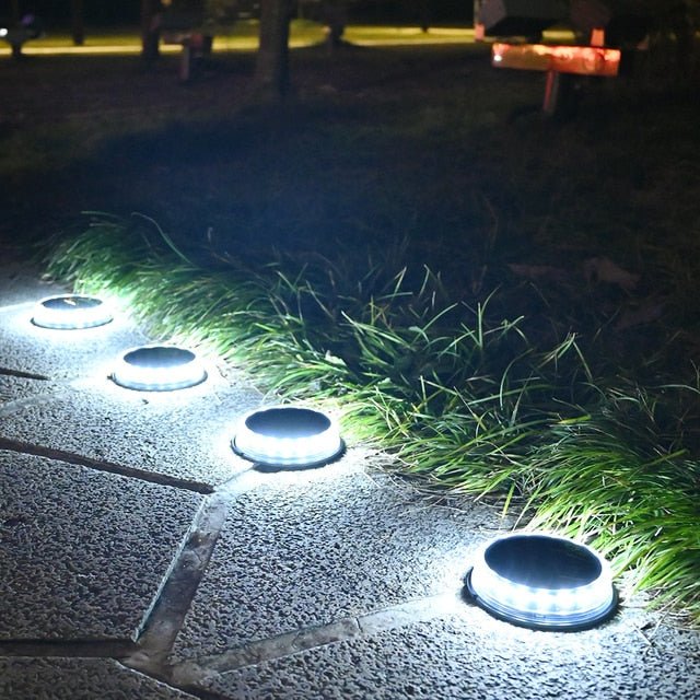 Ground Garden Solar Lights 17 LED Waterproof Lawn Pathway Patio Lighting