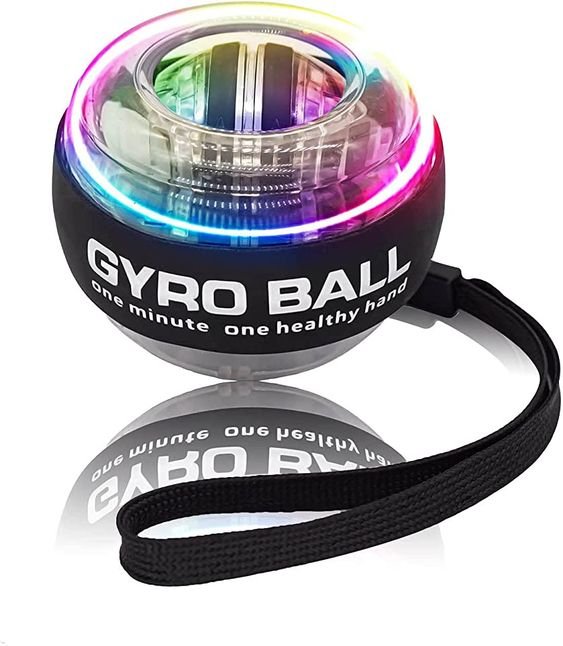 Gyroscopic Powerball Forearm Exerciser For Wrist Strength And Muscle Training