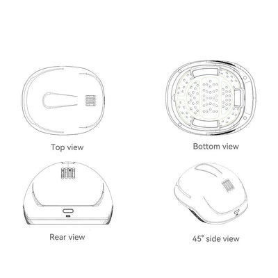 Laser Hair Growth Helmet For Effective Hair Regrowth Treatment