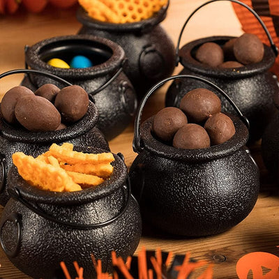 Halloween Candy Cauldron 6pcs Mini Candy Buckets For Parties