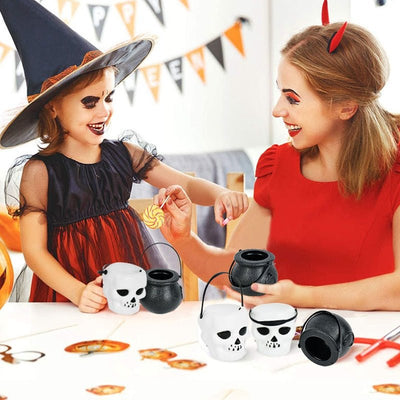 Halloween Candy Cauldron 6pcs Mini Candy Buckets For Parties