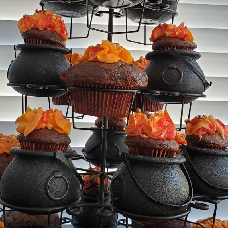Halloween Candy Cauldron 6pcs Mini Candy Buckets For Parties