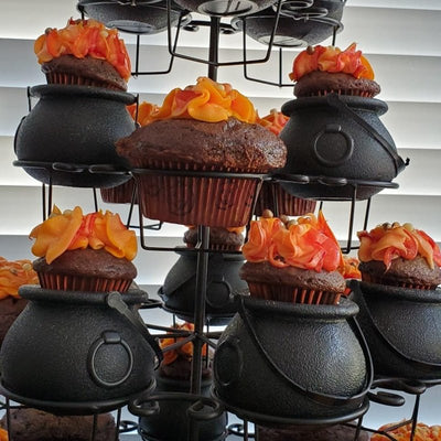 Halloween Candy Cauldron 6pcs Mini Candy Buckets For Parties