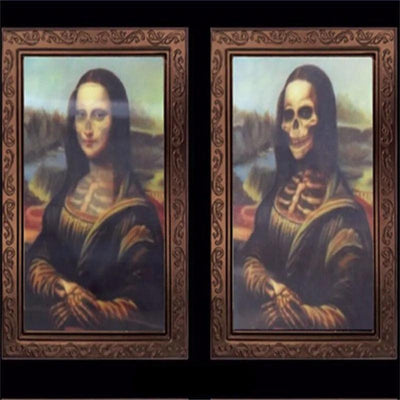 Halloween 3D Changing Face Picture Frame Spooky Ghost Wall Decoration