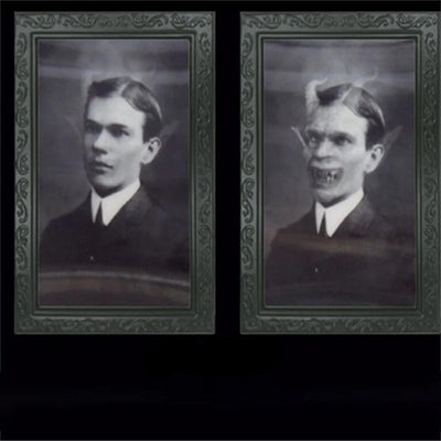Halloween 3D Changing Face Picture Frame Spooky Ghost Wall Decoration