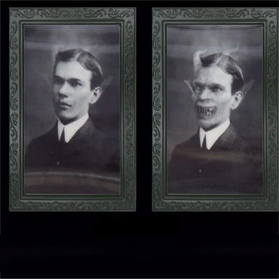 Halloween 3D Changing Face Picture Frame Spooky Ghost Wall Decoration