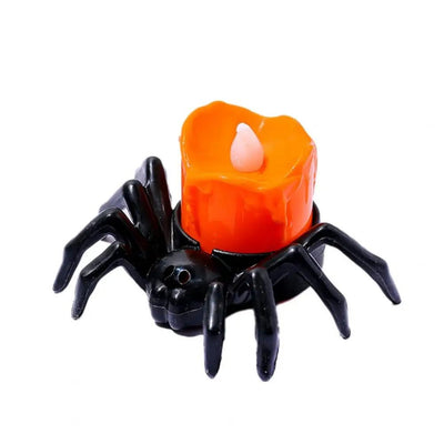 Halloween Spider Candle Ornament Creative Halloween Light Decoration
