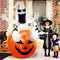 Halloween Inflatable Ghost Decoration Holding Pumpkin For Festive Party