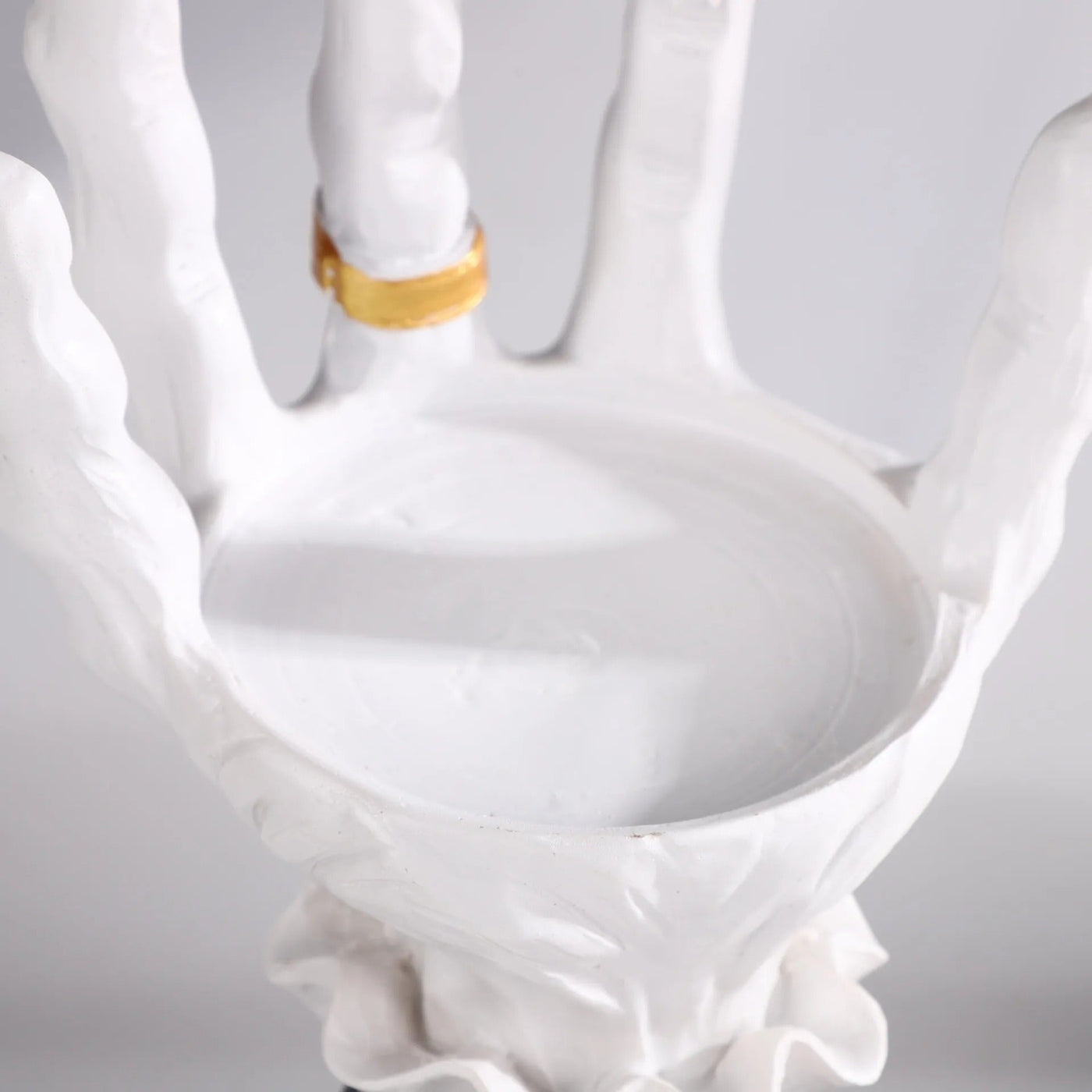 Halloween Candle Holder Palm Tray Witch Hand Decorative Party Accent
