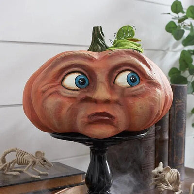 Halloween Pumpkin Outdoor Decoration Funny Pumpkin Head Yard Accent