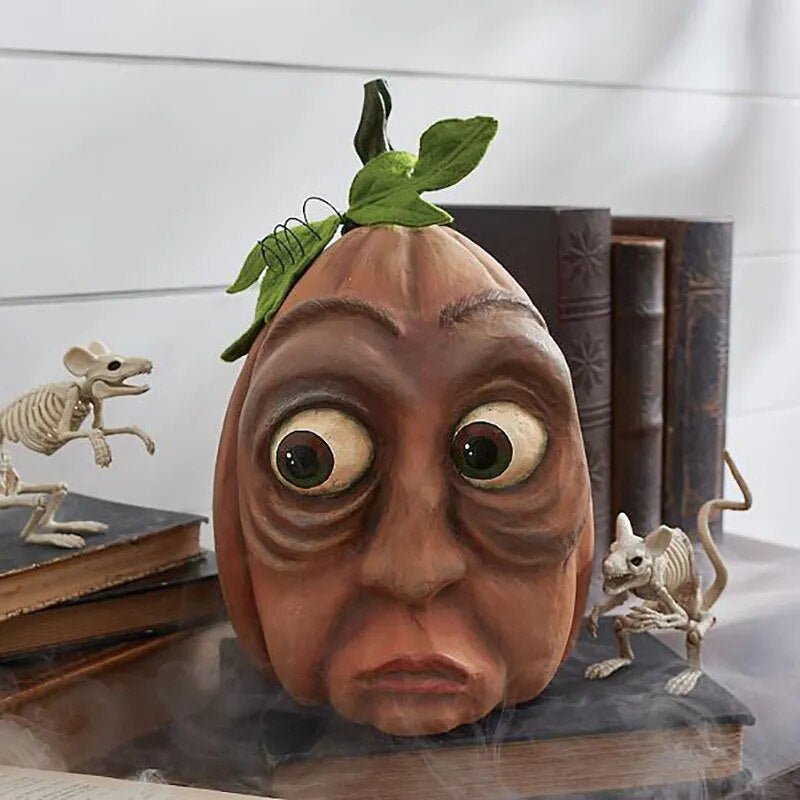 Halloween Pumpkin Outdoor Decoration Funny Pumpkin Head Yard Accent