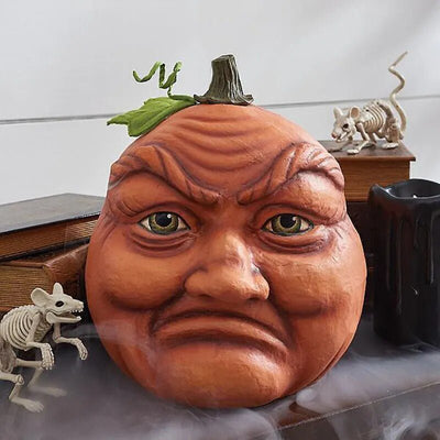 Halloween Pumpkin Outdoor Decoration Funny Pumpkin Head Yard Accent