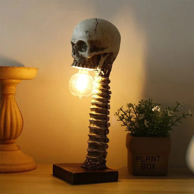 Halloween Skull Skeleton Lamp Decorative Table Light For Halloween