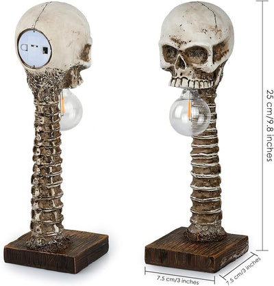 Halloween Skull Skeleton Lamp Decorative Table Light For Halloween