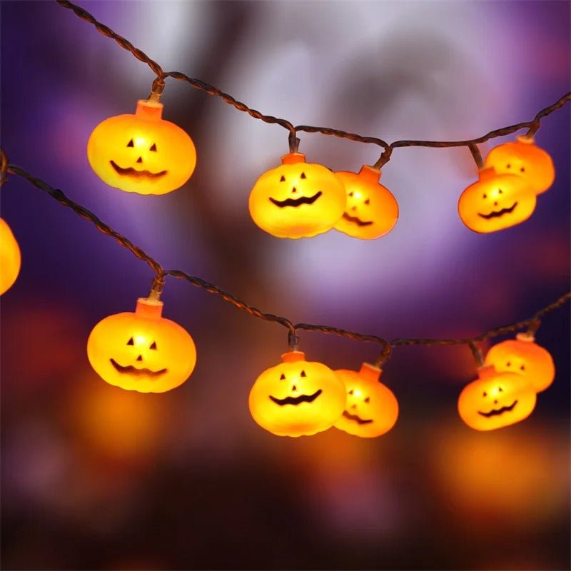 Halloween LED Pumpkin String Lights For Indoor Outdoor Decoration