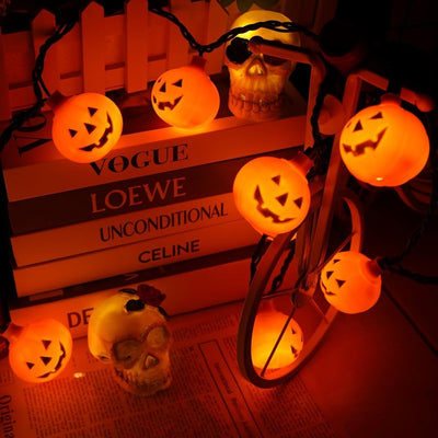 Halloween LED Pumpkin String Lights For Indoor Outdoor Decoration
