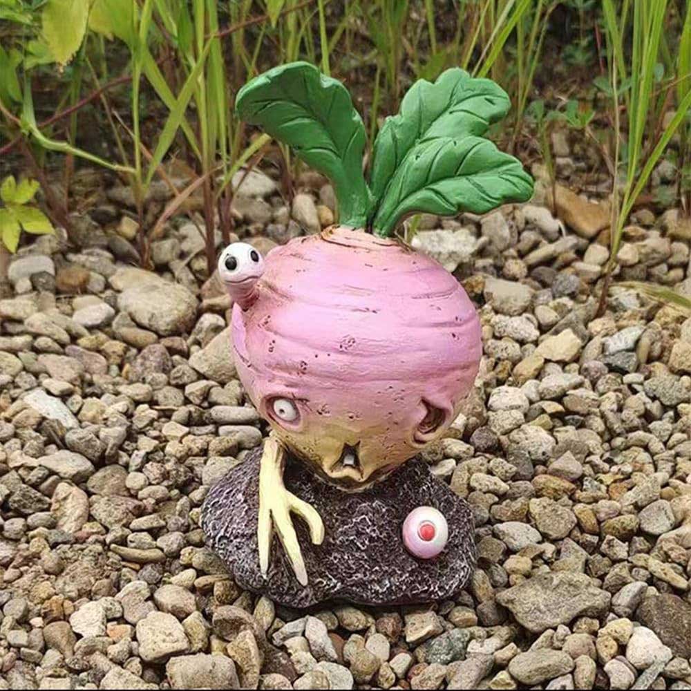 Halloween Vegetable Zombie Décor Creative Fruit And Vegetable Garden Ornament