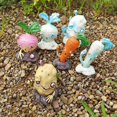 Halloween Vegetable Zombie Décor Creative Fruit And Vegetable Garden Ornament
