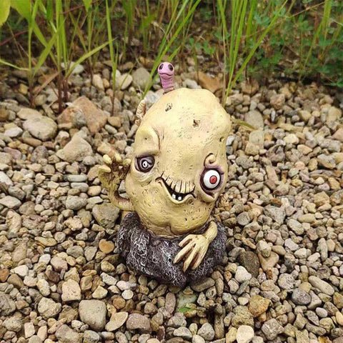 Halloween Vegetable Zombie Décor Creative Fruit And Vegetable Garden Ornament