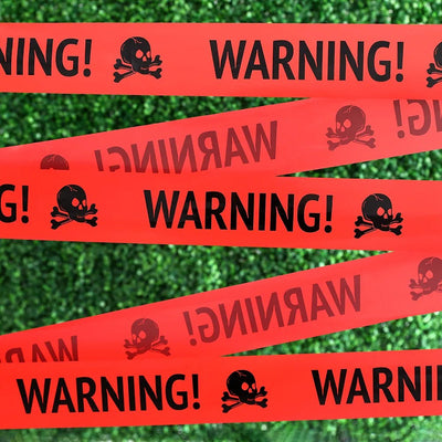 Halloween Warning Caution Tape For Spooky Halloween Decoration And Safety
