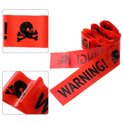 Halloween Warning Caution Tape For Spooky Halloween Decoration And Safety