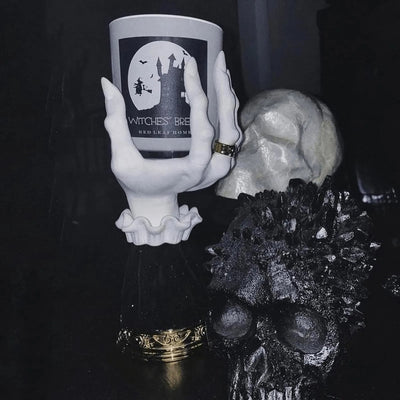 Halloween Witch Finger Candle Holder Spooky Home Decor Accessory