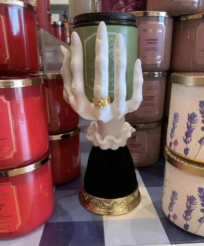Halloween Witch Finger Candle Holder Spooky Home Decor Accessory