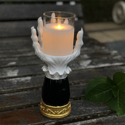 Halloween Witch Finger Candle Holder Spooky Home Decor Accessory