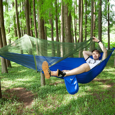 Hammock With Mosquito Net Portable Outdoor Travel Camping Bug Protection
