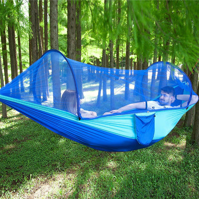 Hammock With Mosquito Net Portable Outdoor Travel Camping Bug Protection