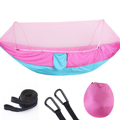 Hammock With Mosquito Net Portable Outdoor Travel Camping Bug Protection