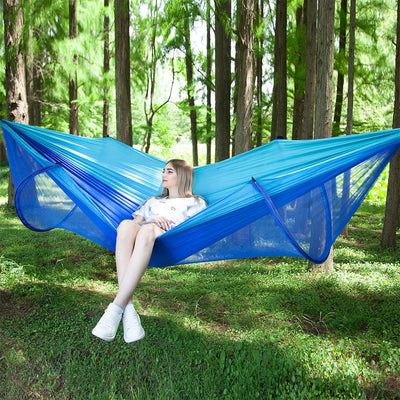 Hammock With Mosquito Net Portable Outdoor Travel Camping Bug Protection