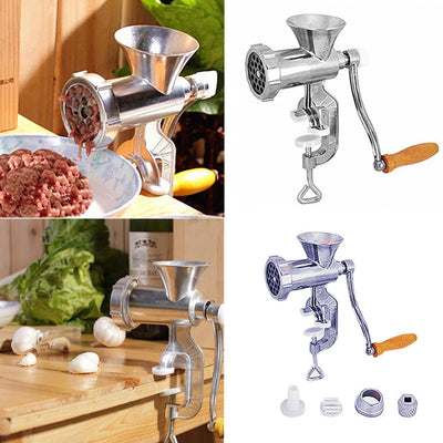 Hand Crank Meat Grinder Multifunction Manual Mincer For Sausage Noodles