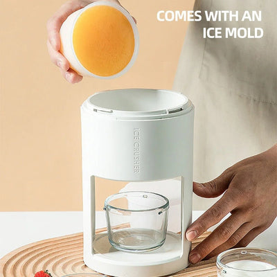 Manual Ice Crusher Portable Hand Operated Small Ice Maker Machine