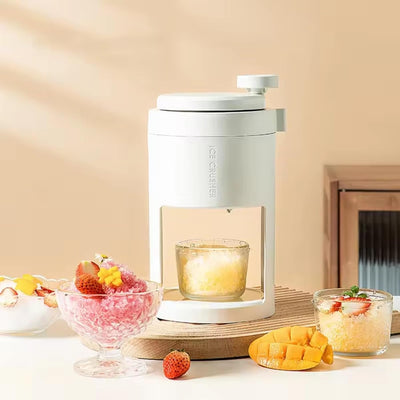 Manual Ice Crusher Portable Hand Operated Small Ice Maker Machine