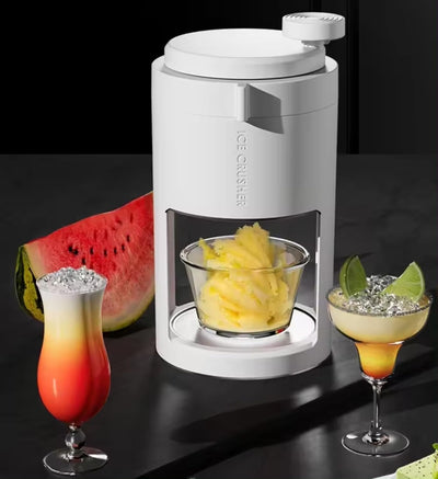 Manual Ice Crusher Portable Hand Operated Small Ice Maker Machine