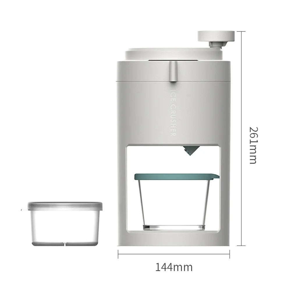 Manual Ice Crusher Portable Hand Operated Small Ice Maker Machine