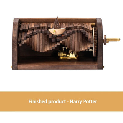 Handcrafted Wooden Music Box Inspired By Ocean Waves Melody