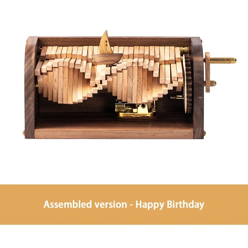 Handcrafted Wooden Music Box Inspired By Ocean Waves Melody