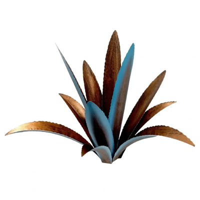 Handmade Iron Agave Cactus Sculpture Rustic Metal Garden Décor Art