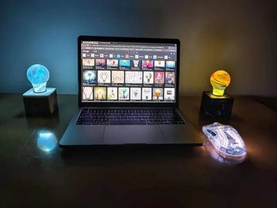 Handmade Resin Wood Table Night Light For Bedroom And Living Room Decor