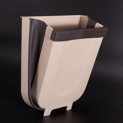 Folding Trash Can Hanging Holder For Kitchen And Outdoors