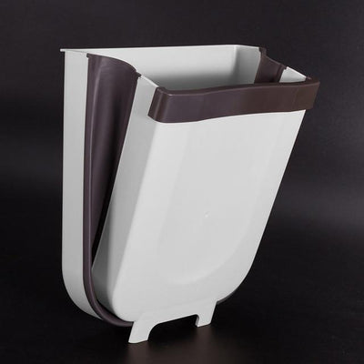 Folding Trash Can Hanging Holder For Kitchen And Outdoors