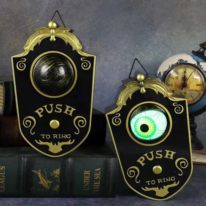 Animated Eyeball Doorbell With Spooky Sounds Halloween Decoration