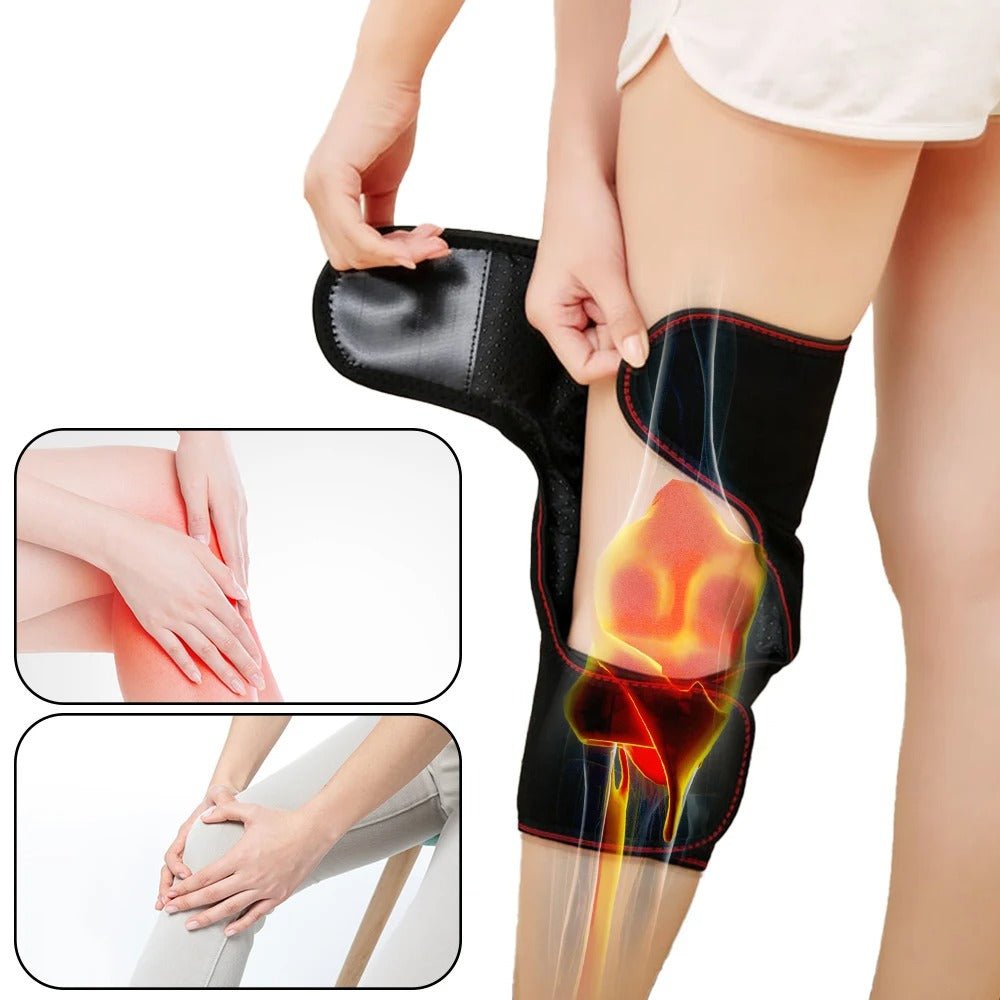 Heated Knee Wrap Massager With Infrared Therapy For Pain Relief