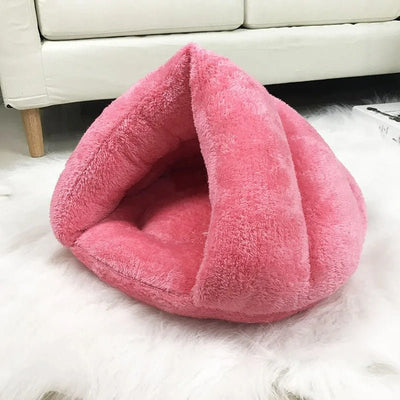 Heating Pet Bed Washable Soft Sleeping Bag Nest For Small Pets