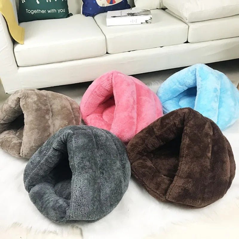 Heating Pet Bed Washable Soft Sleeping Bag Nest For Small Pets